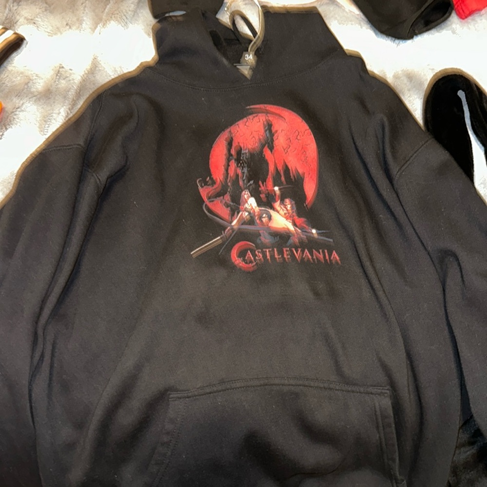 an hoodie